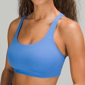 Lululemon All Powered Up Bra, Sz 36C, Blue Nile